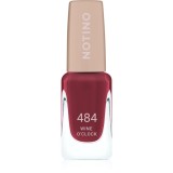 Notino Gel Effect Nail Polish lac de unghii cu efect de gel 484 Wine O&#039;Clock 10 ml