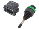 Comutator Joystick 22mm 2NO Negru