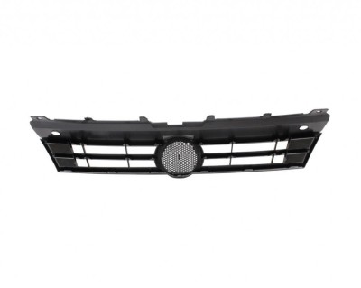 Grila radiator VW Polo (6R), 08.2009-12.2017, negru, 6R0853651B9B9, 9533051J fata foto