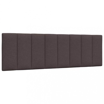 vidaXL Pernă pentru tăblie de pat, Hanko, maro &amp;icirc;nchis, 160 cm, material textil 4019173 foto