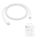 Apple - Original Data Cable A2561 (MM0A3ZM/A) - Type-C to Lightning Thunderbolt 3, 1m - White (Blister Packing)