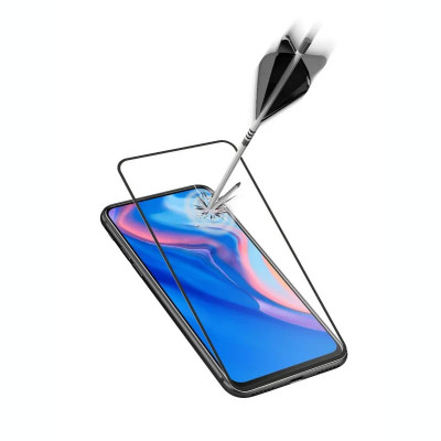 Folie Sticla Cellularline Anti-Shock pentru Huawei P Smart Z Negru foto