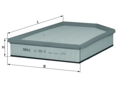 MAHLE LX 1591/9 Filtru aer