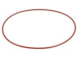 Garnitură O-ring silicon roșie 3mm 160mm &Oslash; pentru temperaturi -60&divide;160&deg;C
