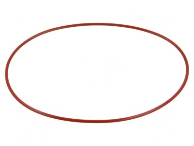 Garnitură O-ring silicon roșie 3mm 160mm &amp;Oslash; pentru temperaturi -60&amp;divide;160&amp;deg;C foto
