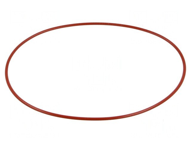 Garnitură O-ring silicon roșie 3mm 160mm &Oslash; pentru temperaturi -60&divide;160&deg;C