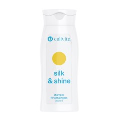 Sampon cu Aloe Vera care nu irita ochii Silk and Shine Shampoo CaliVita (250 ml)