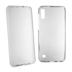 Husa Silicon 360? (Fata&amp;amp;Spate) pentru Samsung Galaxy A10, Transparent foto