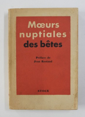 MOEURS NUPTIALES DES BETES , 1939 foto