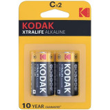 Set 2 Baterii Alcaline Kodak C XTRALIFE 1,5V ( LR14)