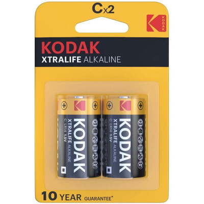 Set 2 Baterii Alcaline Kodak C XTRALIFE 1,5V ( LR14) foto