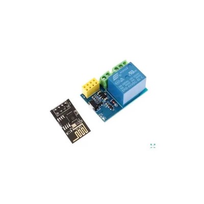 Modulul releu comutator WIFI de la distanta prin intermediul aplicatiei pentru telefonul mobil inteligent ESP-01S WIFI DC 5V 10A foto