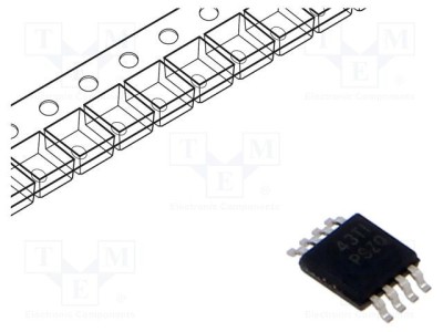 Stabilizator de tensiune LDO reglabil -1,18&amp;divide;-33V SMD HVSSOP8 TEXAS INSTRUMENTS foto