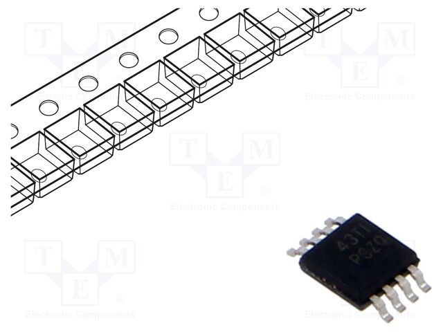 Stabilizator de tensiune LDO reglabil -1,18&divide;-33V SMD HVSSOP8 TEXAS INSTRUMENTS