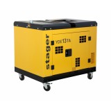 Generator insonorizat Stager YDE13TA 10kVA, 39A, 3000rpm, 230V, diesel, pornire electrica