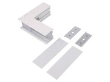 Conector Aluminiu Alb 270&deg; VARIO30-02