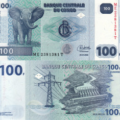 CONGO 100 francs 2022 UNC!!!