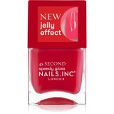 Nails Inc. 45 Second Speedy Gloss lac de unghii cu uscare rapida culoare Aria 14 ml