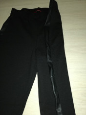 Pantaloni de dama textil + piele ecologica Guess originali (colanti) foto