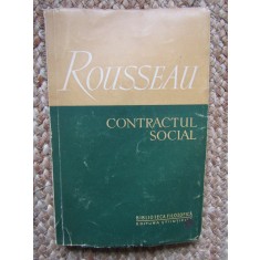 CONTRACTUL SOCIAL - ROUSSEAU - Editura Stiintifica 1957
