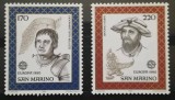 BC169, San Marino 1980, serie personalitati, europa cept