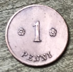 MNDSTR053 Finlanda (curatata) 1 penni 1923