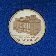 Inaugurarea muzeului Bancii Nationale 4 mai 1997 / Medalie BNR in caseta