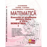 Matematica. Exercitii si probleme pentru clasa a 7-a, semestrul 1 - Delia Schneider
