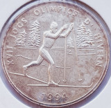 66 Andorra 5 diners 1993 1994 Winter Olympics km 80 argint, Europa