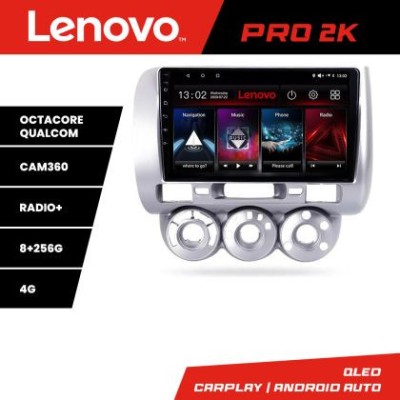 Navigatie Honda Fit Jazz 2004-2008 Android radio gps internet 8 core QLED 2K 8+256 360 Lenovo CarStore Technology foto