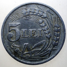 7.355 ROMANIA WWII 5 LEI 1942