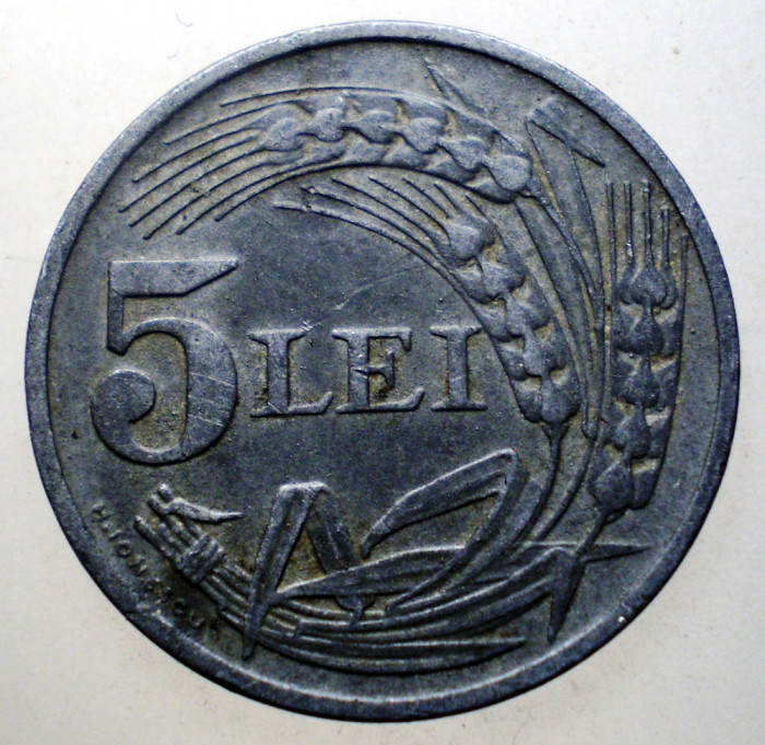 7.355 ROMANIA WWII 5 LEI 1942