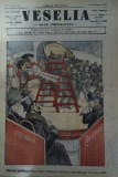 Ziarul Veselia : CIRCUL POLITIC - caricatură, gravură, 1914