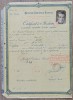 Certificat de absolvire a cursului secundar teoretic inferior Bucuresti 1947