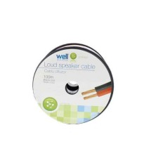 Cablu difuzor rosu/negru OFC cupru 2x0.75mm Well LSP-OFC0.75BR-100-WL foto