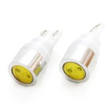 Bec LED T10 W5W 12V alb 5600K AMIO, 1 SMD 1W, set 2 buc