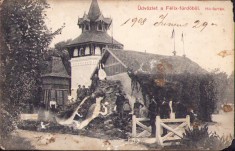 CP637N Băile Felix, carte poștală, circulată Gherla