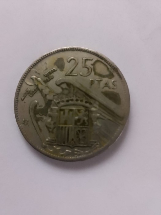 25 pesetas 1957