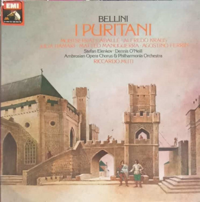 Disc vinil, LP. Vincenzo Bellini, I Puritani. SETBOX CU 3 DISCURI VINIL-Riccardo Muti, Montserrat Caball&amp;eacute;, Alfr foto