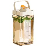 Dozator portabil pentru bauturi flippy, 3.5 litri, capac etans, duza deschidere/inchidere, recipent din plastic, gradat, filtru, maner, 29.7 x 14.1 x