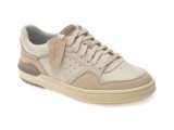 Pantofi sport CLARKS bej, COURTLITE 2 LO, din piele naturala