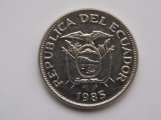 50 CENTAVOS 1985 ECUADOR foto