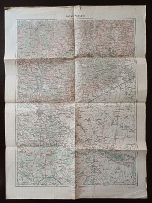 A3395N Harta Ploești, 1915 foto