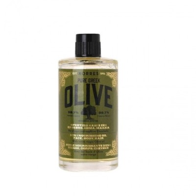 Ulei nutritiv 3 &amp;icirc;n 1 KORRES cu măsline grecești pure pentru față, corp și păr 100 ml foto
