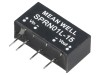 Convertor DC/DC MEAN WELL SPRN01L-15 | 1W | 5V Intrare | 15V Iesire | SIP6 | Montare THT | Protectie SCP