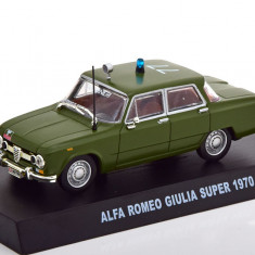 Macheta Alfa Romeo Giulia Super Carabinieri 1970 - Altaya 1/43