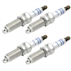 Set 4 bujii scanteie Bosch pentru Hyundai Accent, i20, i30, Veloster, Kia Carens, Ceed, Soul, Smart Fortwo