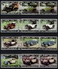 Timbre Ajman 1970 - Masini de Epoca Celebre, Serie Completa, Perechi. Colectie timbre straine, auto de epoca