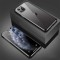 Husa Magnetic Glass 360&deg; (sticla fata + spate) pentru iPhone 11 Pro Max, Negru