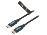 Cablu USB 2.0 USB-C 0.5m 60W, Vention